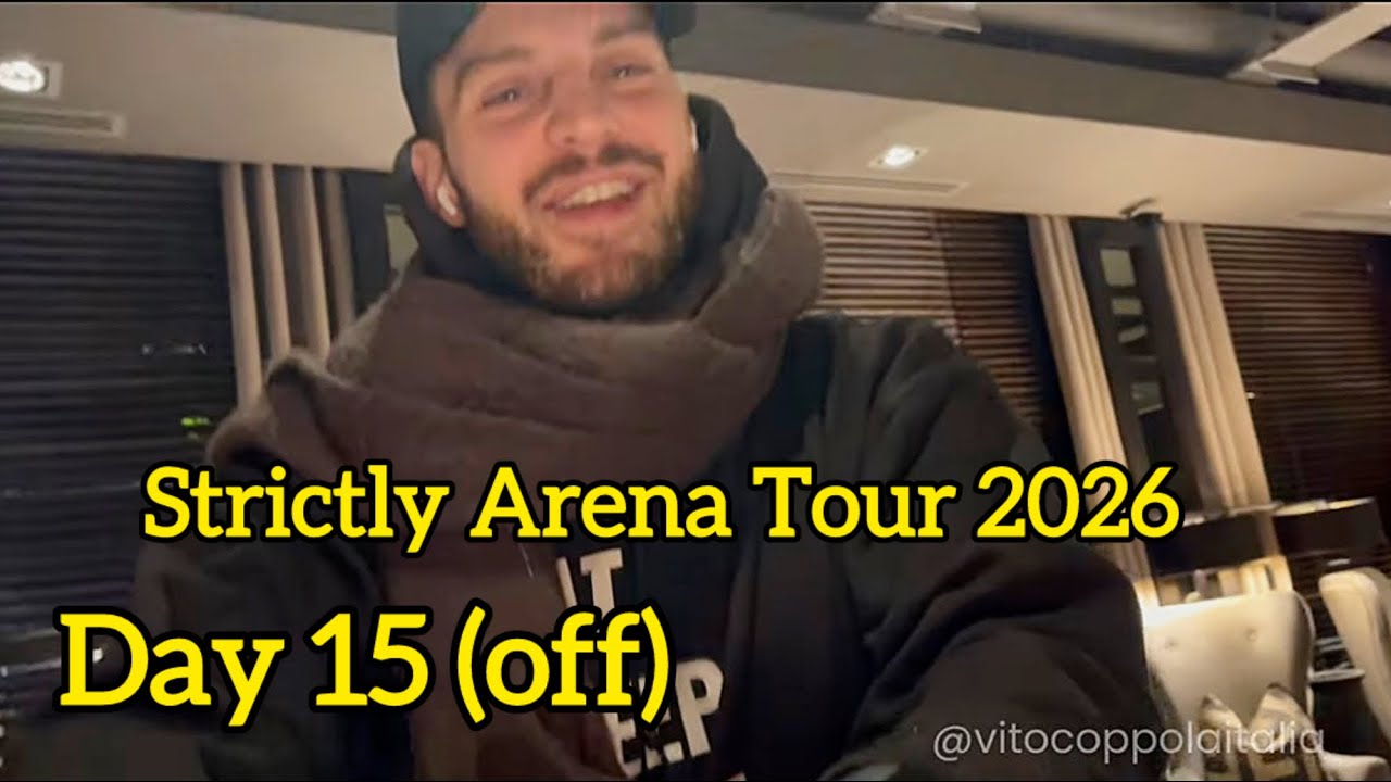 Видеоблог о туре Strictly Arena Tour 2026 - день 15 / Вито Коппола