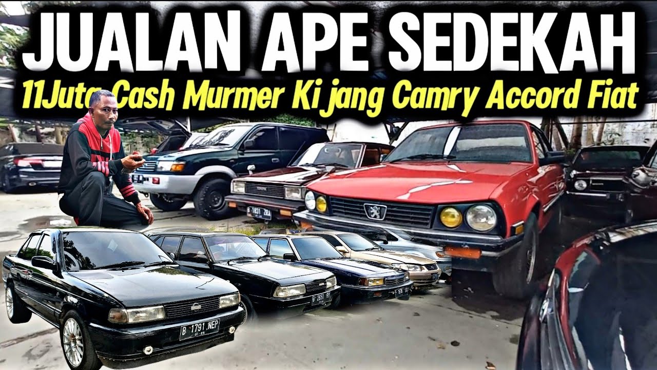 Lapak cawang Diborong 11Jutaan mobil bekas rapi murah nampol Fiat Accord kijang peugeot mazda