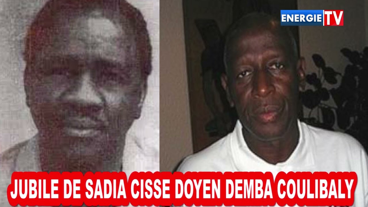 JUBILE DE  SADIA CISSE PAR LE DOYEN DEMBA COULIBALY