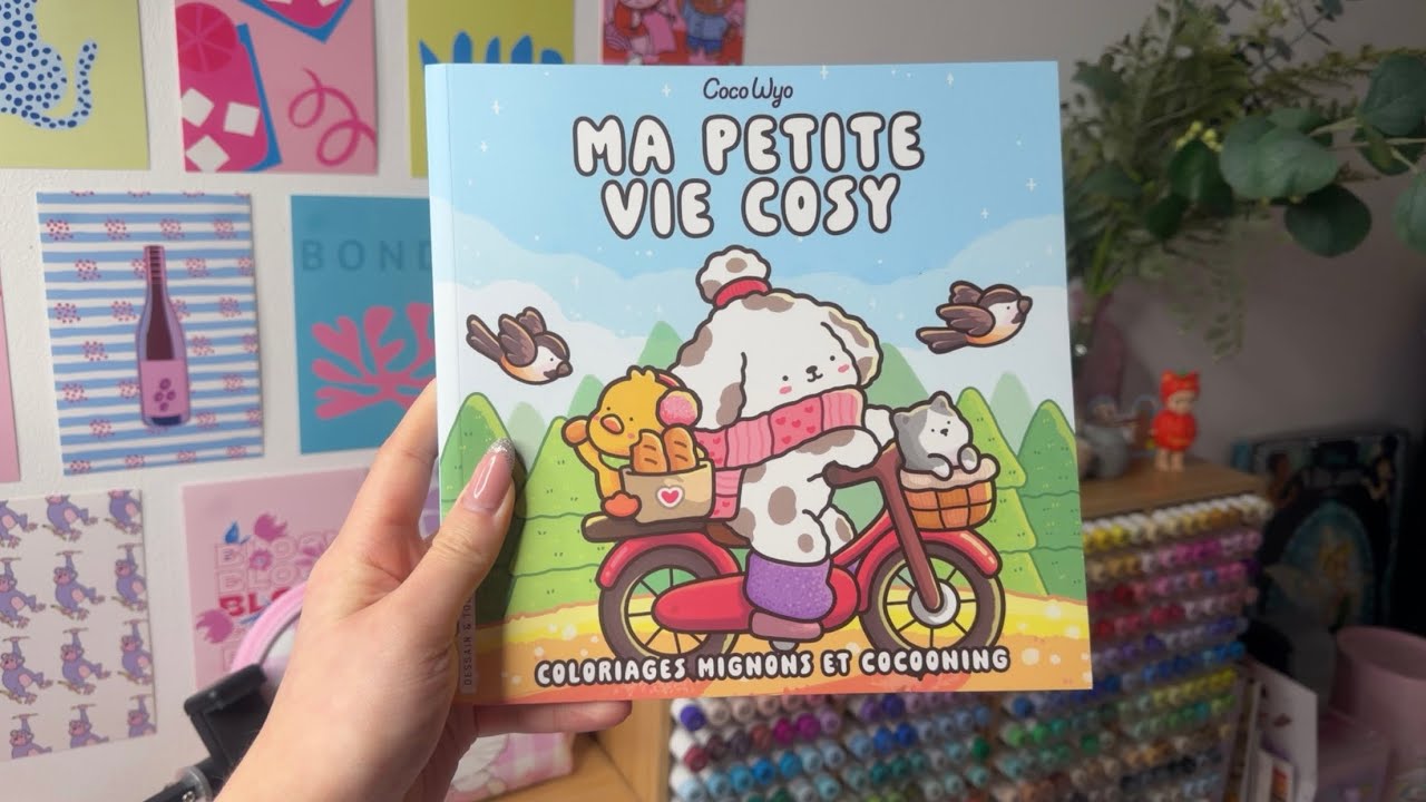 Color with me | On colorie ensemble dans le « Ma petite vie cosy » de Coco Wyo | Cosy coloriage 🎨🖍️