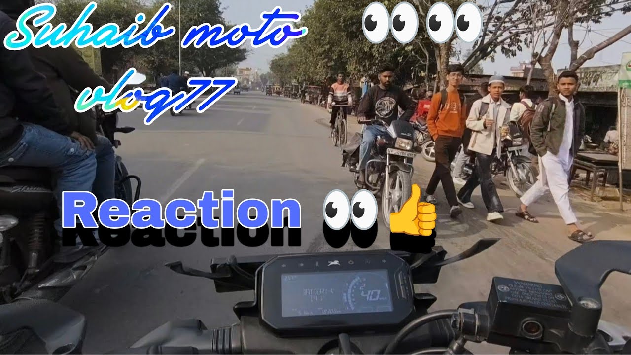 Public Reaction Video 👀 (Suhaib Moto vlog77) bike ride rider 125cc 👑 #travel #motovlog #rider 