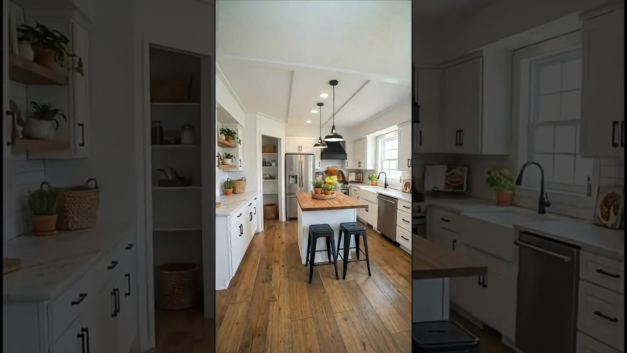 Beautiful farmhouse kitchen transformation 