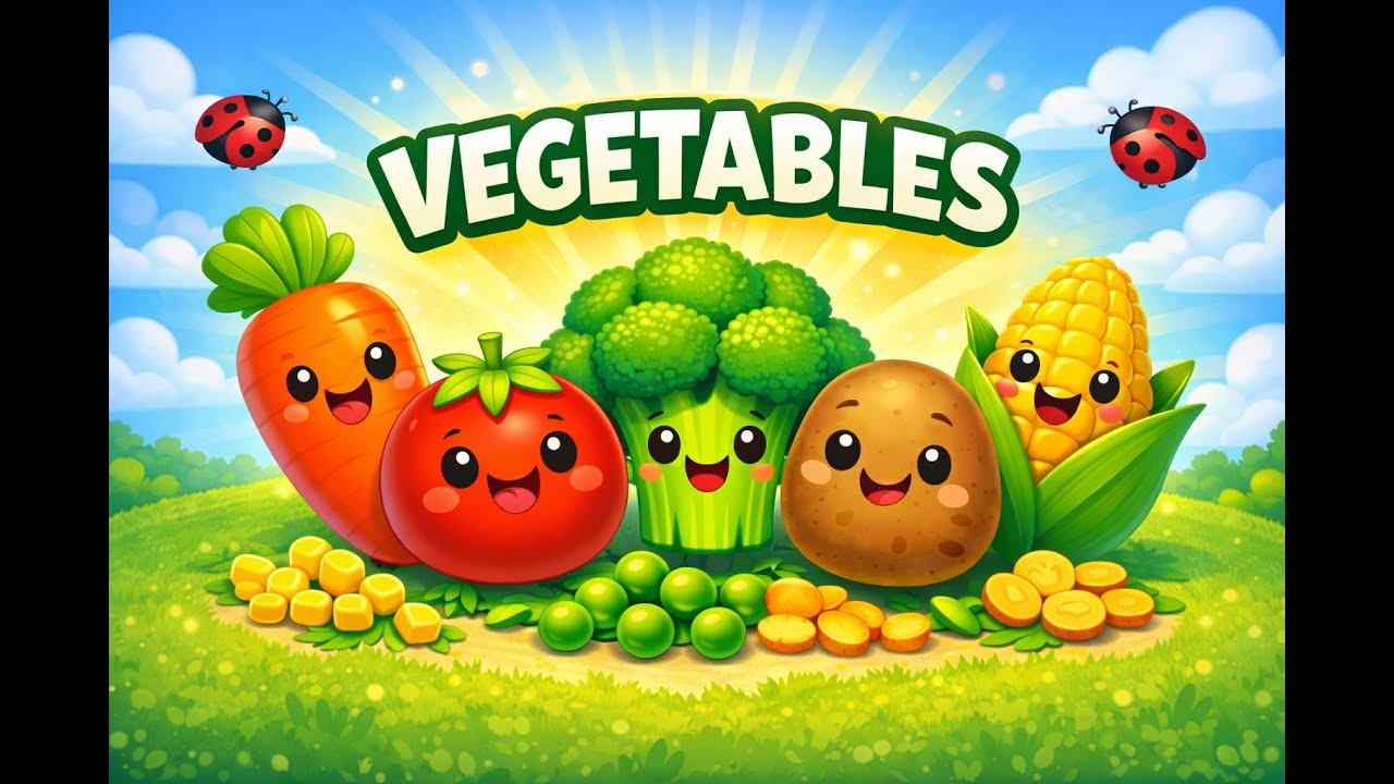 Vegetables for Toddlers | Learn Vegetables for Kids 
