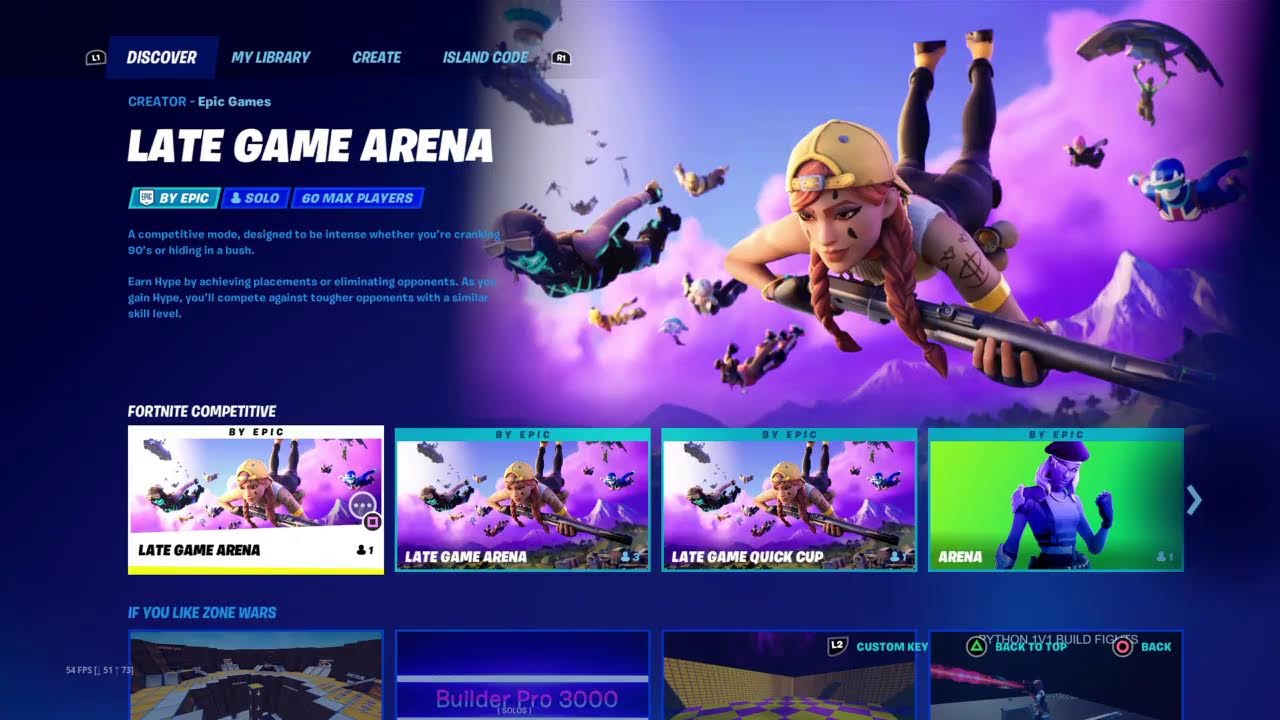 Late game quick cup [Solos]