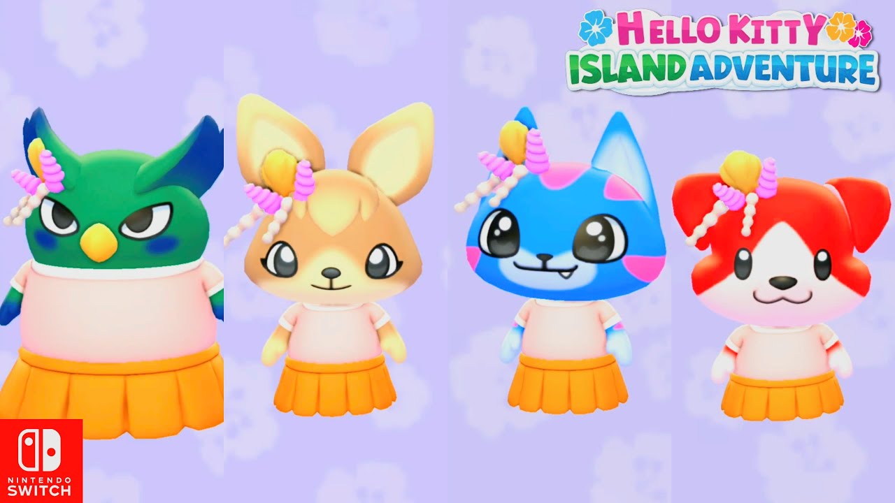 Hello Kitty Island Adventure SWITCH: All List Customization Characters & Colors