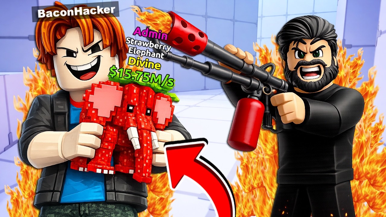 😱 Bacon Hacker mi-a furat STRAWBERRY ELEPHANT! M-am RAZBUANT