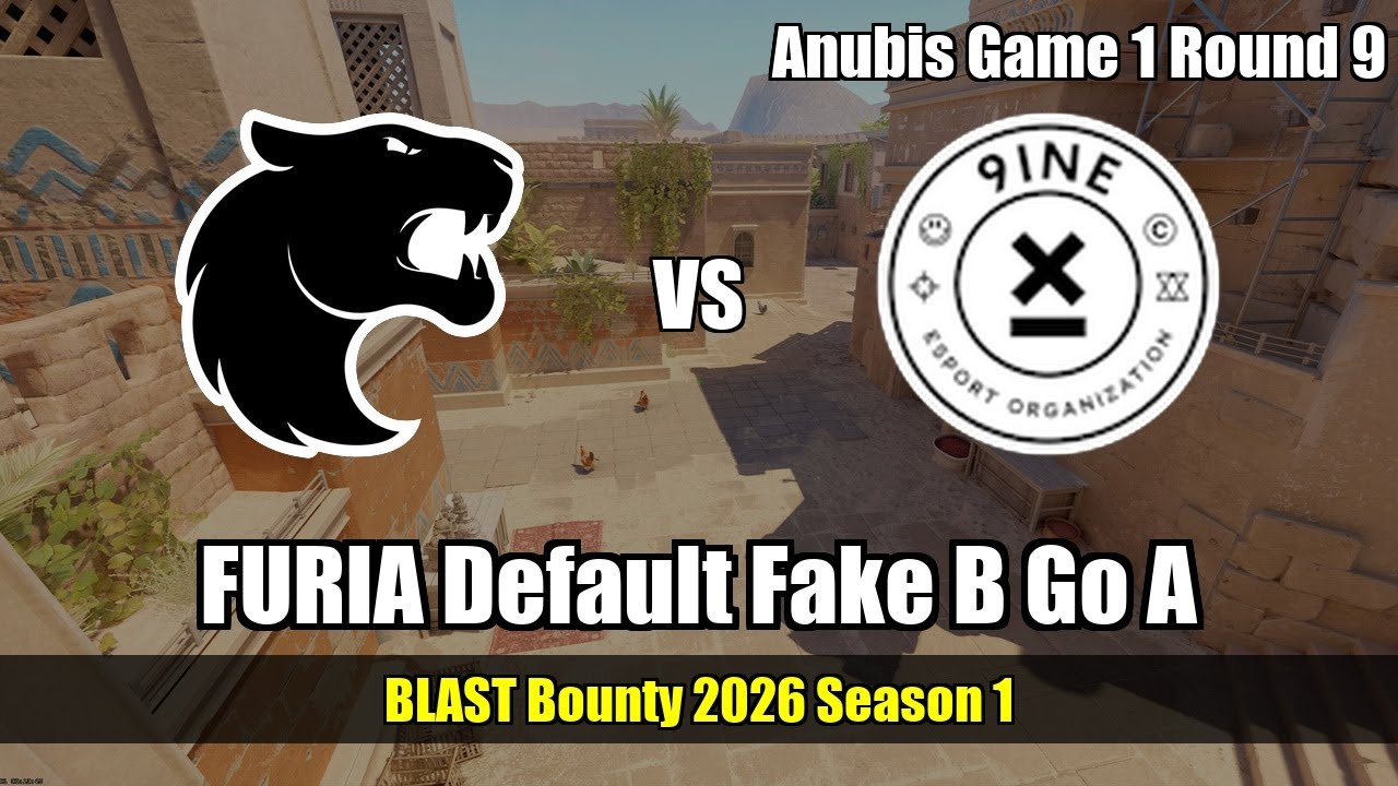 FURIA Default Fake B Go A - Anubis G1R9 | FURIA | BLAST Bounty 2026 Season 1 #cs2 #counterstrike2
