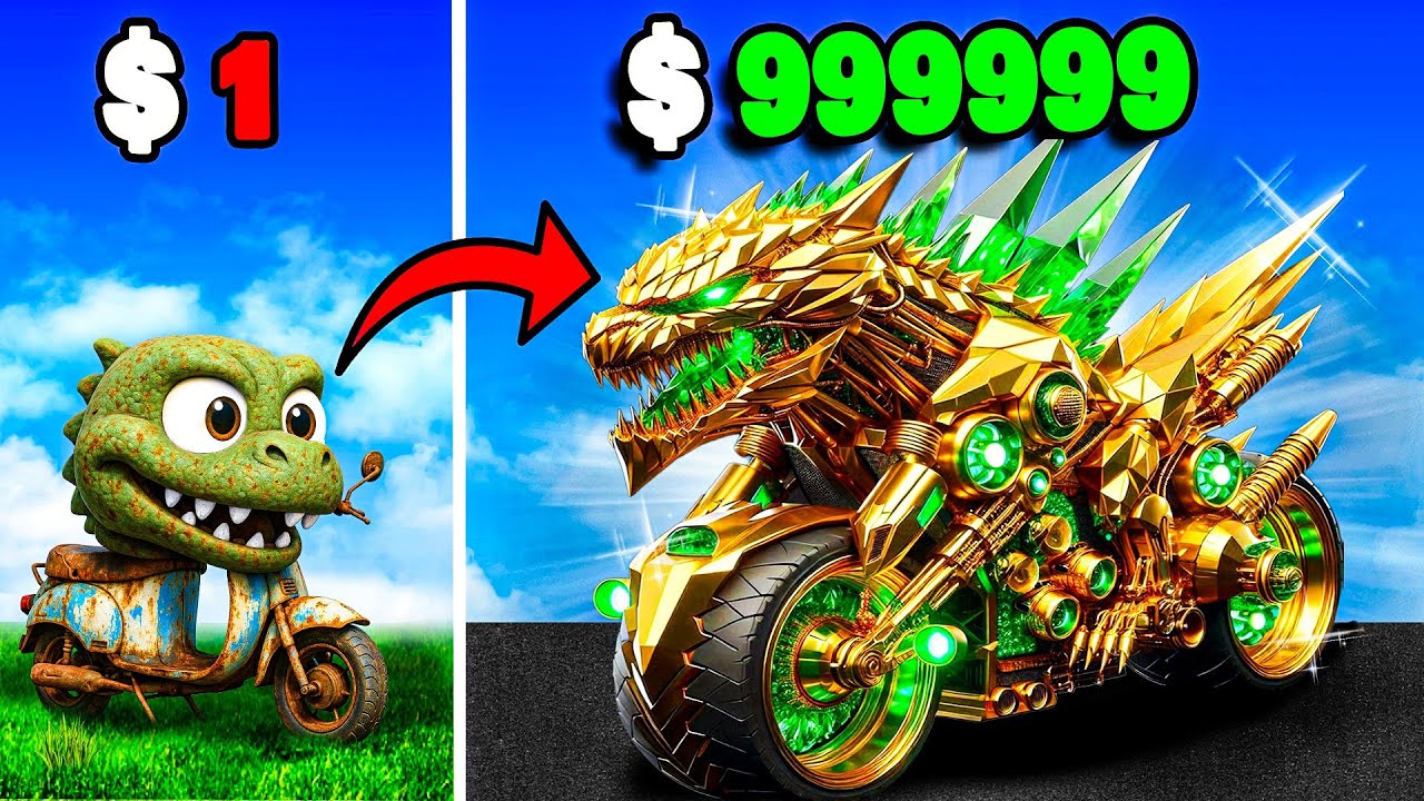 Мотоциклы Godzilla от 1 до 1 000 000 долларов в GTA 5
