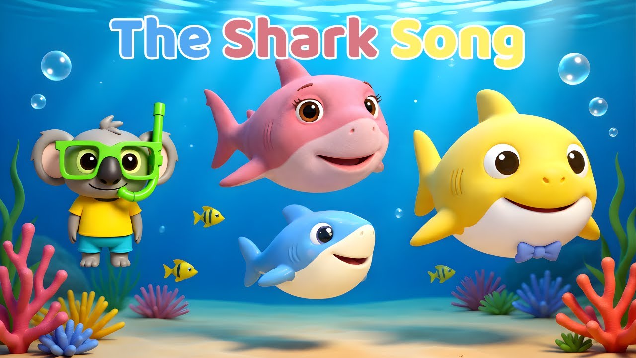 The Shark Song | Nursery Rhymes & Kids Songs | Sing-Along