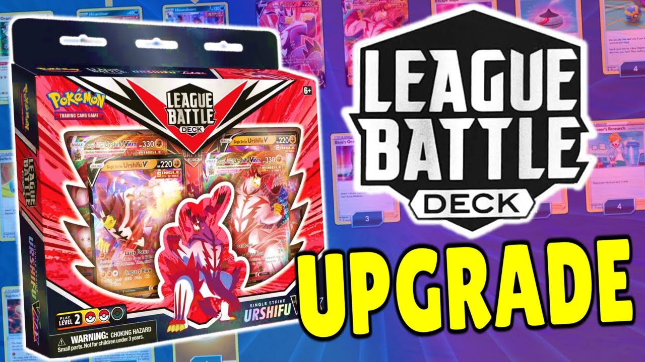 How to Upgrade you Single Strike Urshifu VMAX League Battle Deck to WIN on PTCGO!
