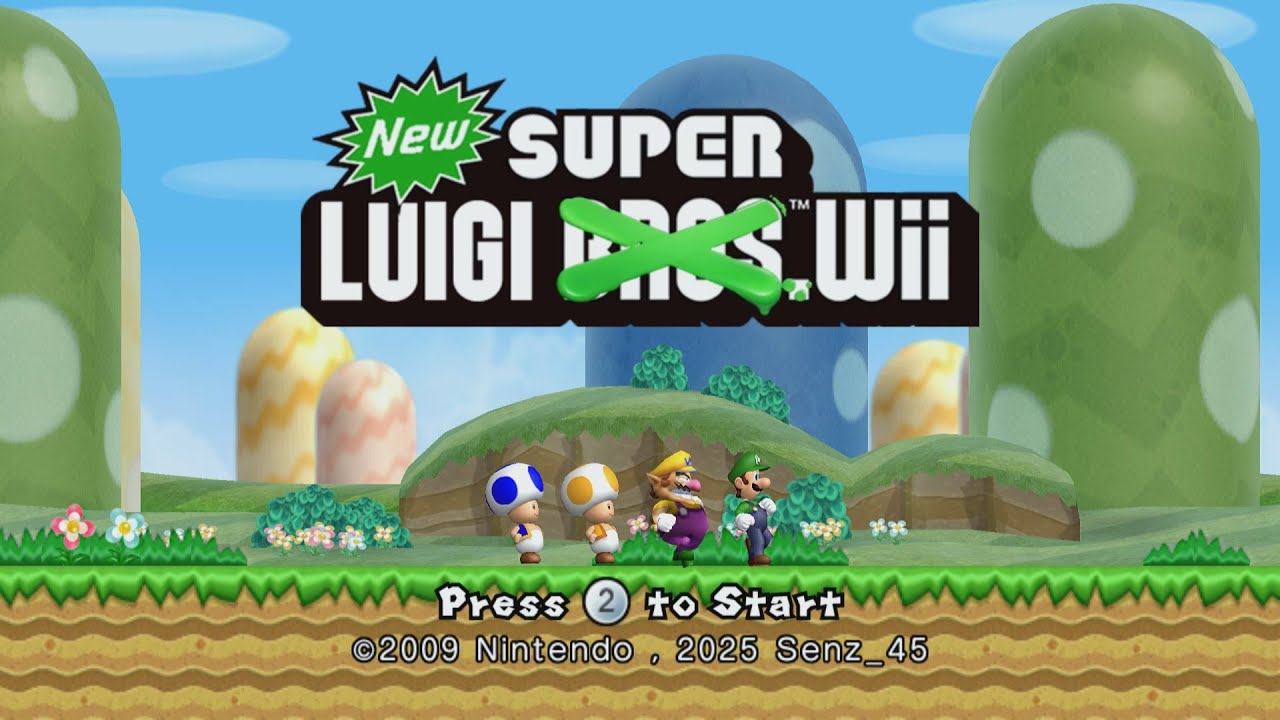 New Super LUIGI.Wii Full Playthrough 100%