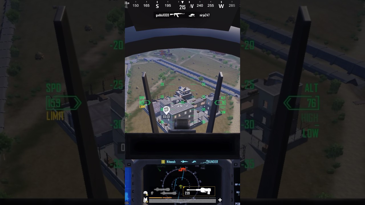 Heavy Jet Gun Action 💥 #pubg #bgmi #pubgjet #payload