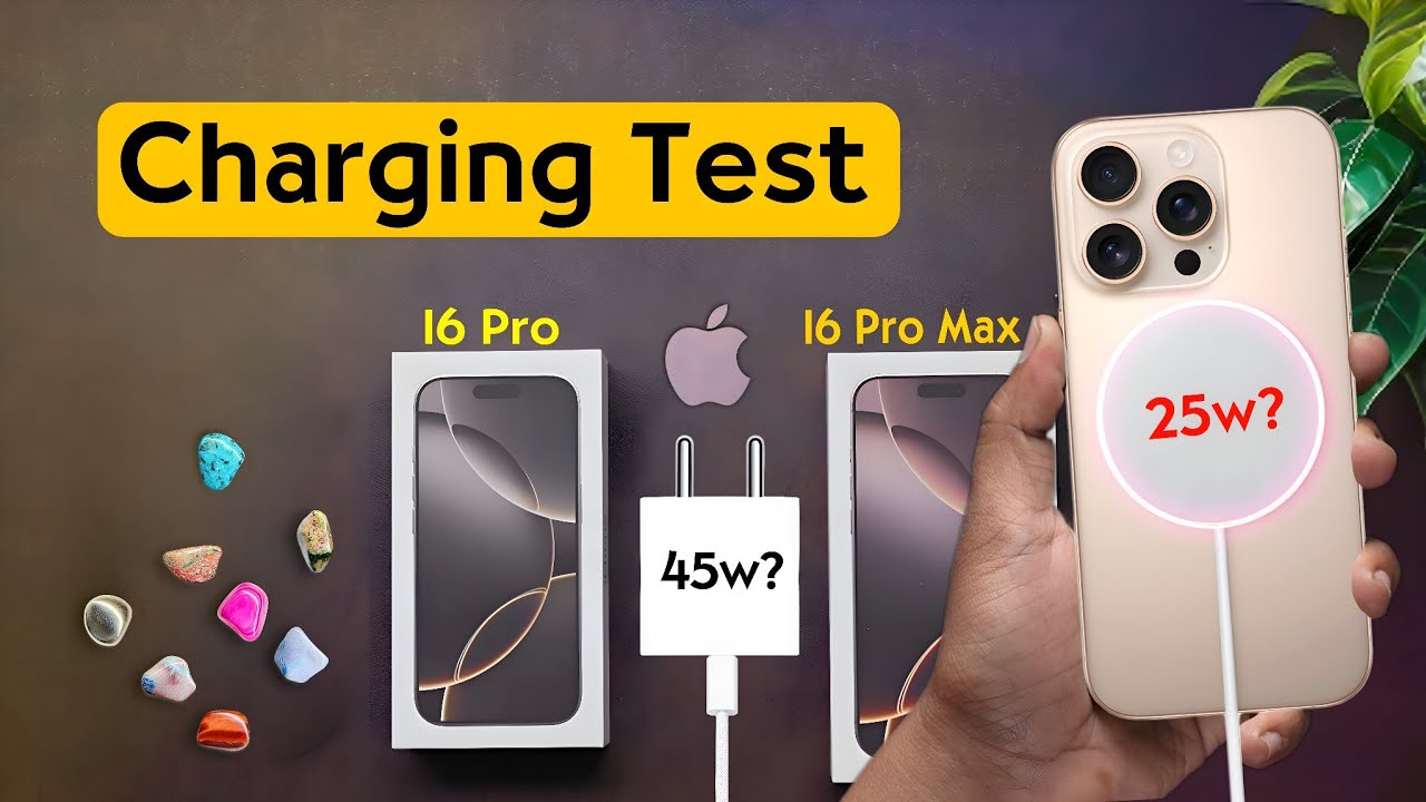 iPhone 16 Pro/iPhone 16 Pro Max: как быстро зарядить | Лучший адаптер для зарядного устройства дл...