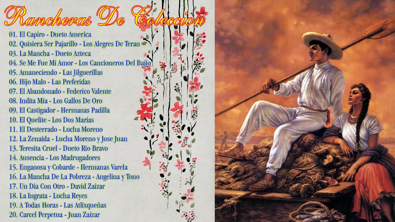 RANCHERAS DE ORO ~ EPOCA DE ORO DE LA MUSICA MEXICANA 20 EXITOS DE ANTAÑO PEGADITOS