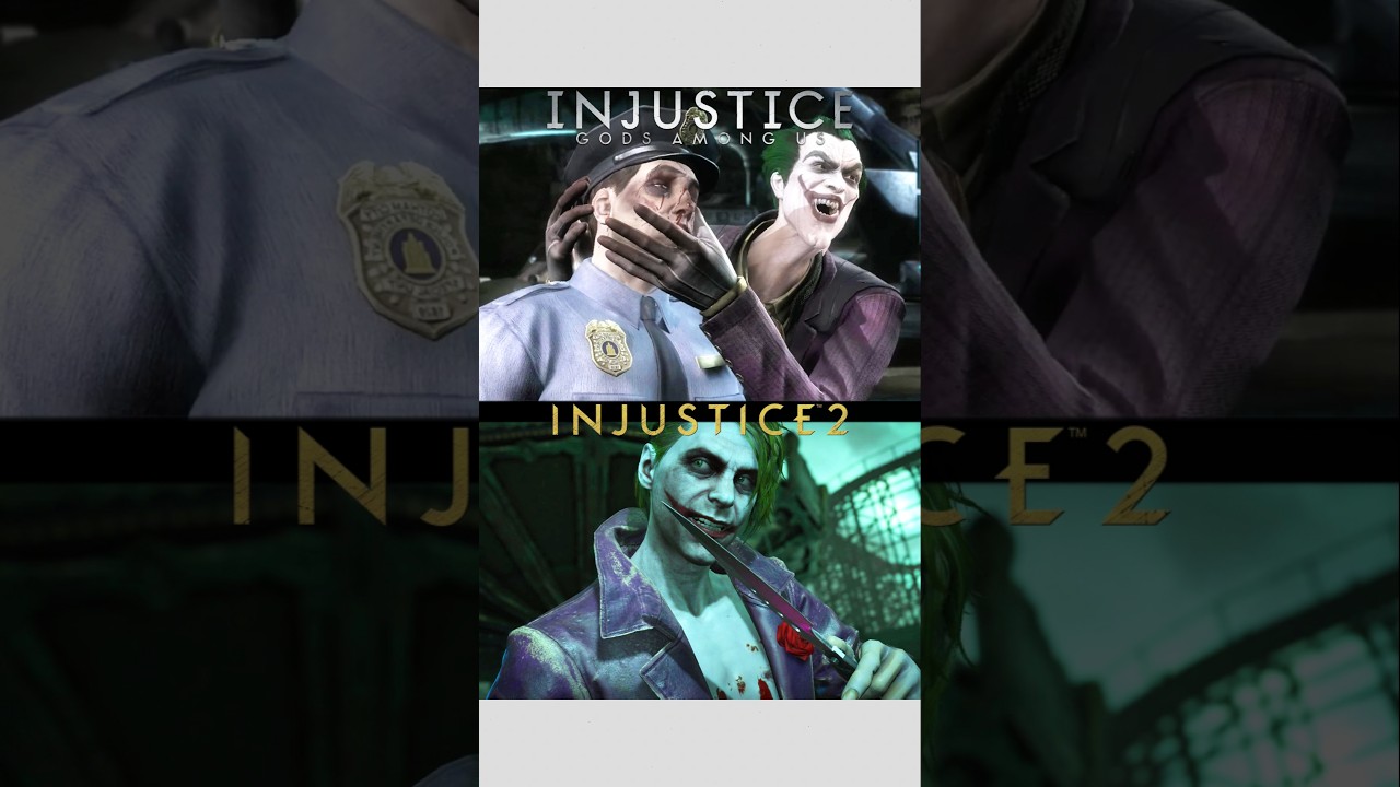 Injustice 1 против Injustice 2 &mdash; сравнение вступлений Джокера