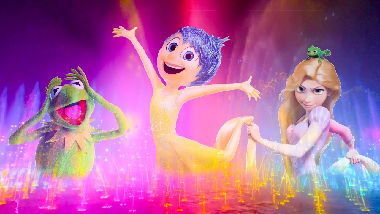 NEW World of Color Happiness 2025 at California Adventure - Muppet Preshow Disneyland 70th Celebrate
