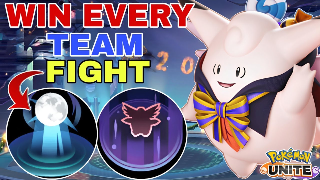 You Can’t Lose Team Fights with CLEFABLE | Pokemon Unite