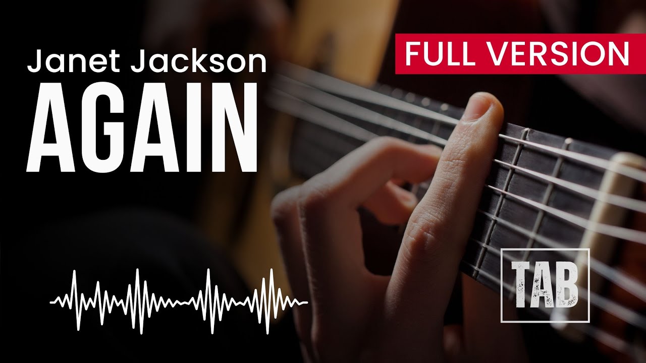 Again - Janet Jackson - Super Easy Fingerstyle Guitar Tutorial TAB