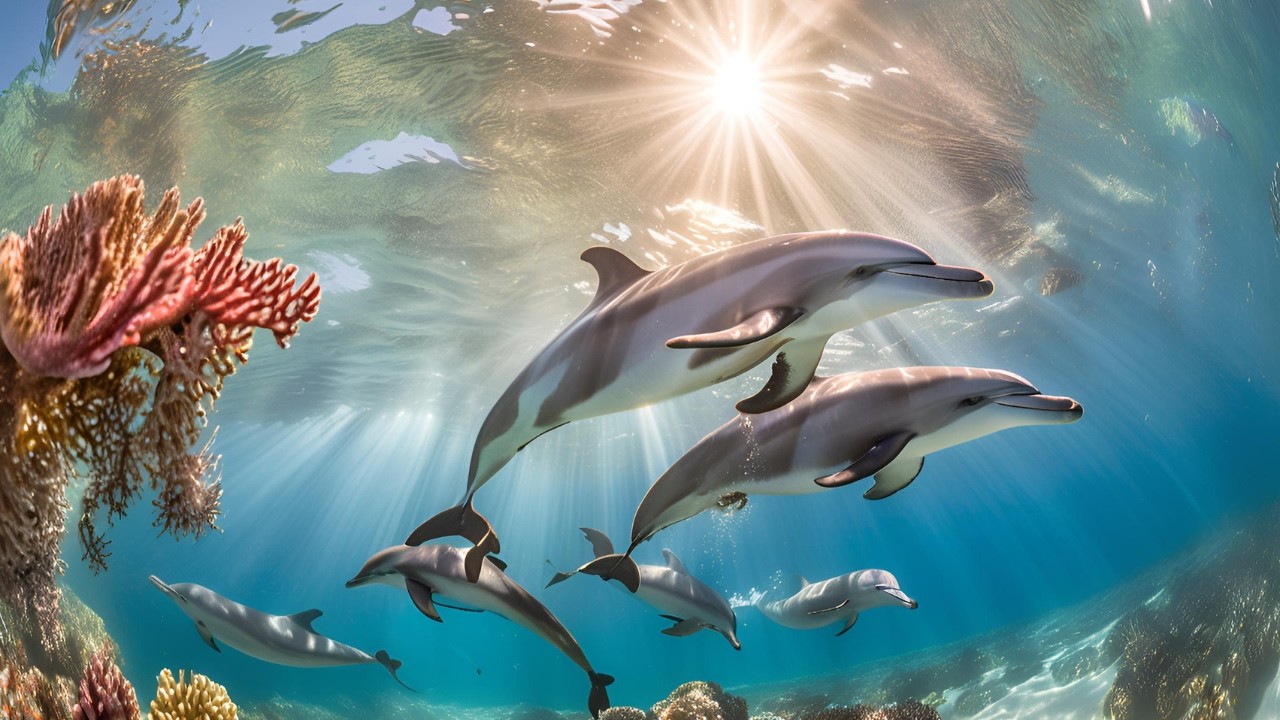 Beautiful Dolphins and Whales with Music to Relax, Heal the Soul, Stress and Anxiety
