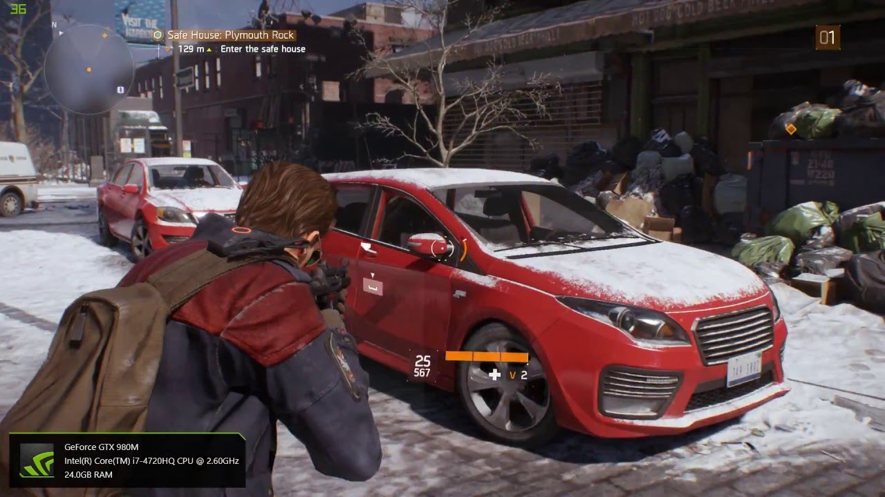 Tom Clancy's The Division Ultra Settings on ASUS ROG G751 JY