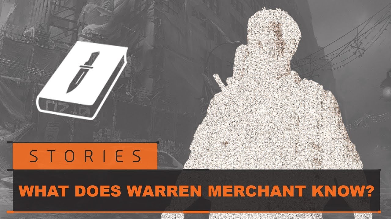 The Division 2: Broken Dawn | Story/Lore | April Kelleher Meets Warren Merchant