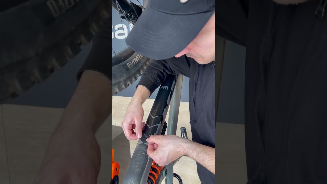✅ Fixing a Big Scratch on My Scott Ransom with AMS Black Frame Protection ✅MTB Product Review #mtb