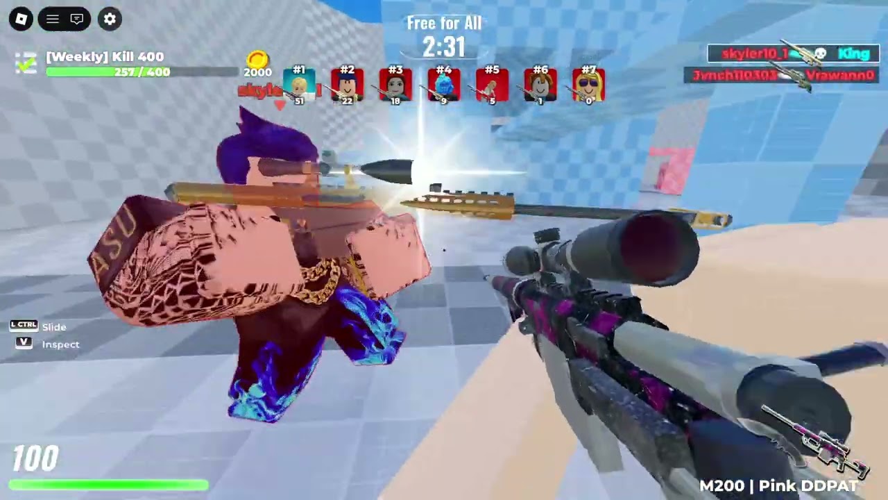 Roblox FPS Sniper Arena - 6:00 minutes game played