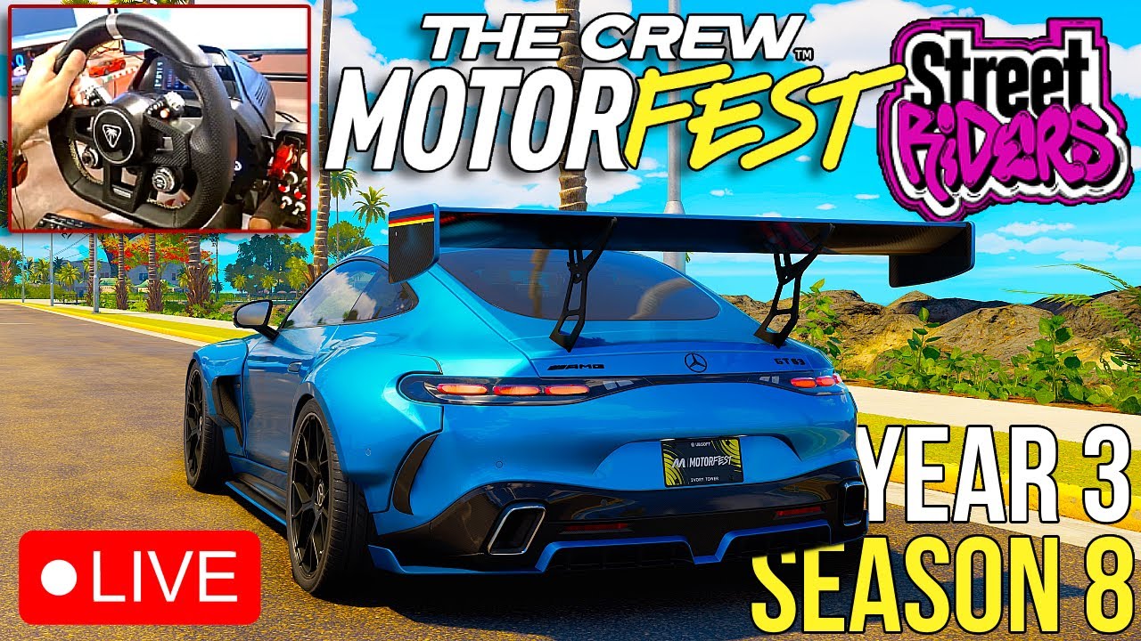 Exploring the NEW Street Riders Playlist LIVE! (The Crew Motorfest Year 3 Season 8)