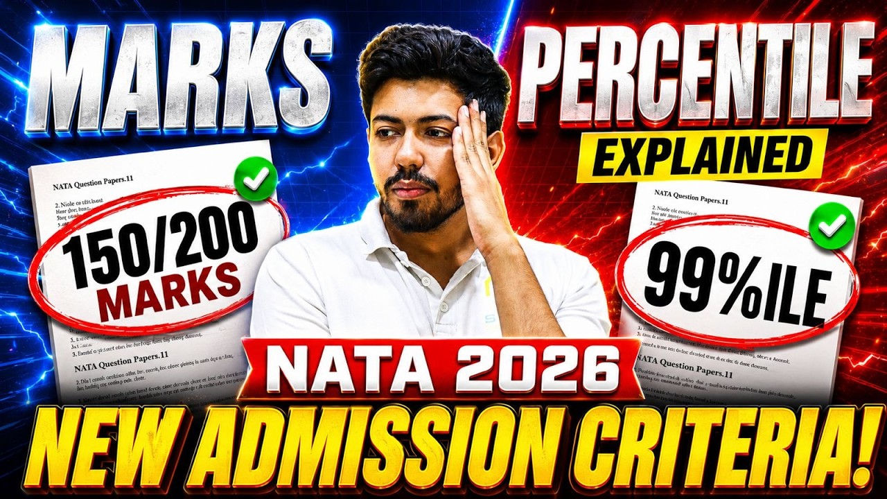 NATA 2026: Marks vs Percentile | Which One Matters for College Admission?