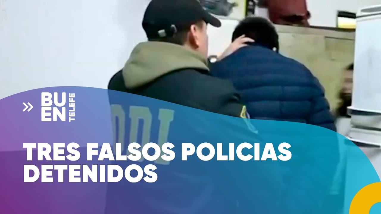 CAYÓ la BANDA de los FALSOS POLICÍAS que se dedicaban a ROBAR VIVIENDAS #BuenTelefe