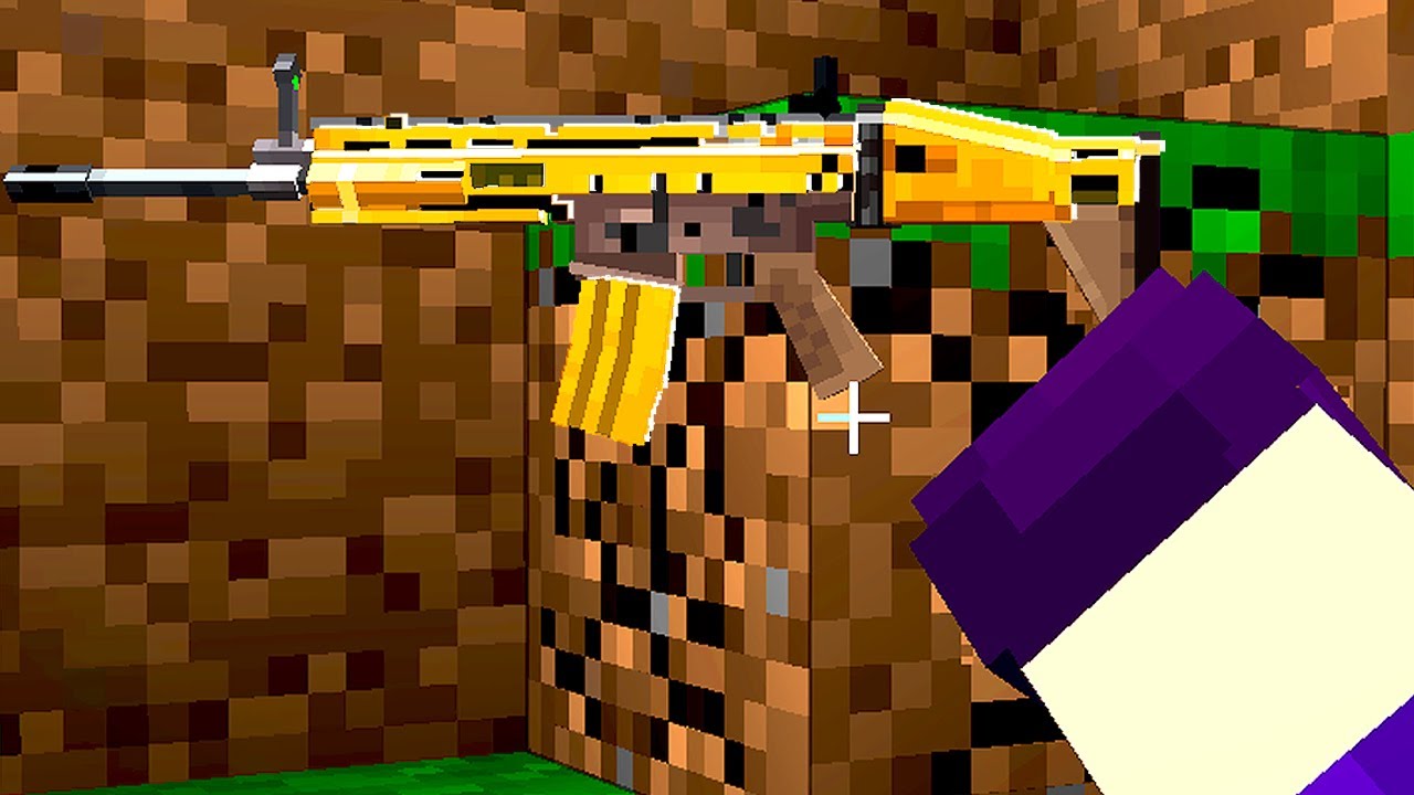 TUDO QUE EU QUEBRO É UMA ARMA Minecraft