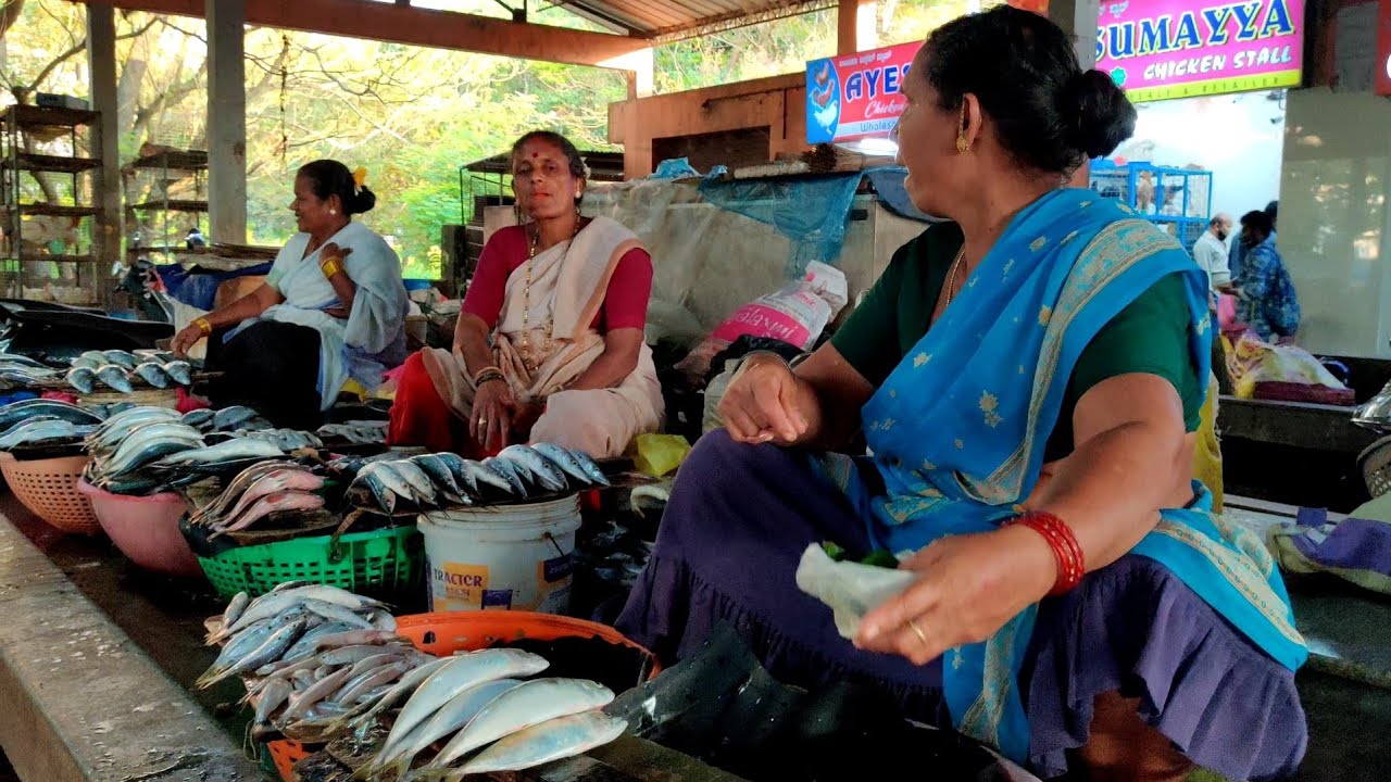 Adi udupi fish market on the way to malpe