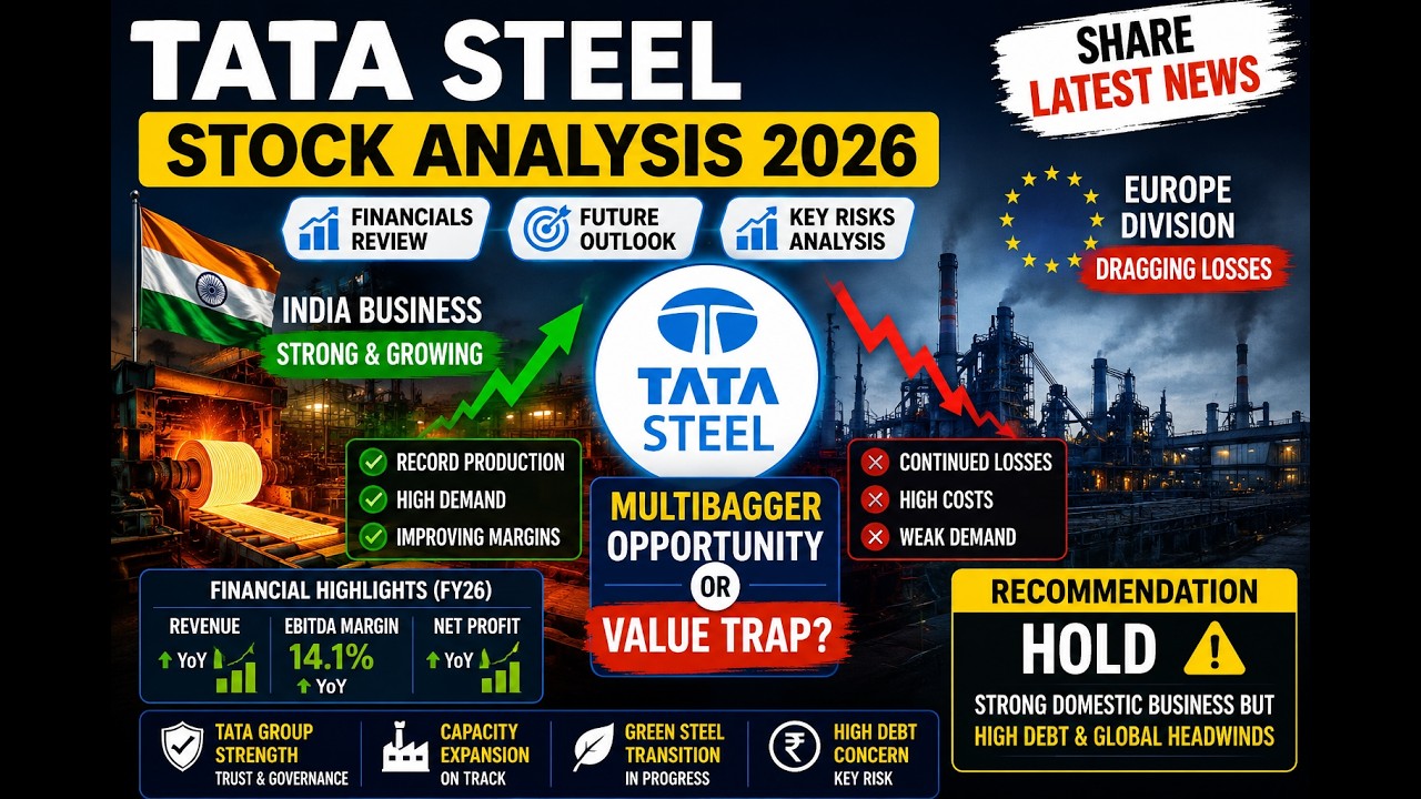 Tata Steel Stock Analysis 2026,Share Latest News,Tata Steel Stock  Multibagger Opportunity or Value