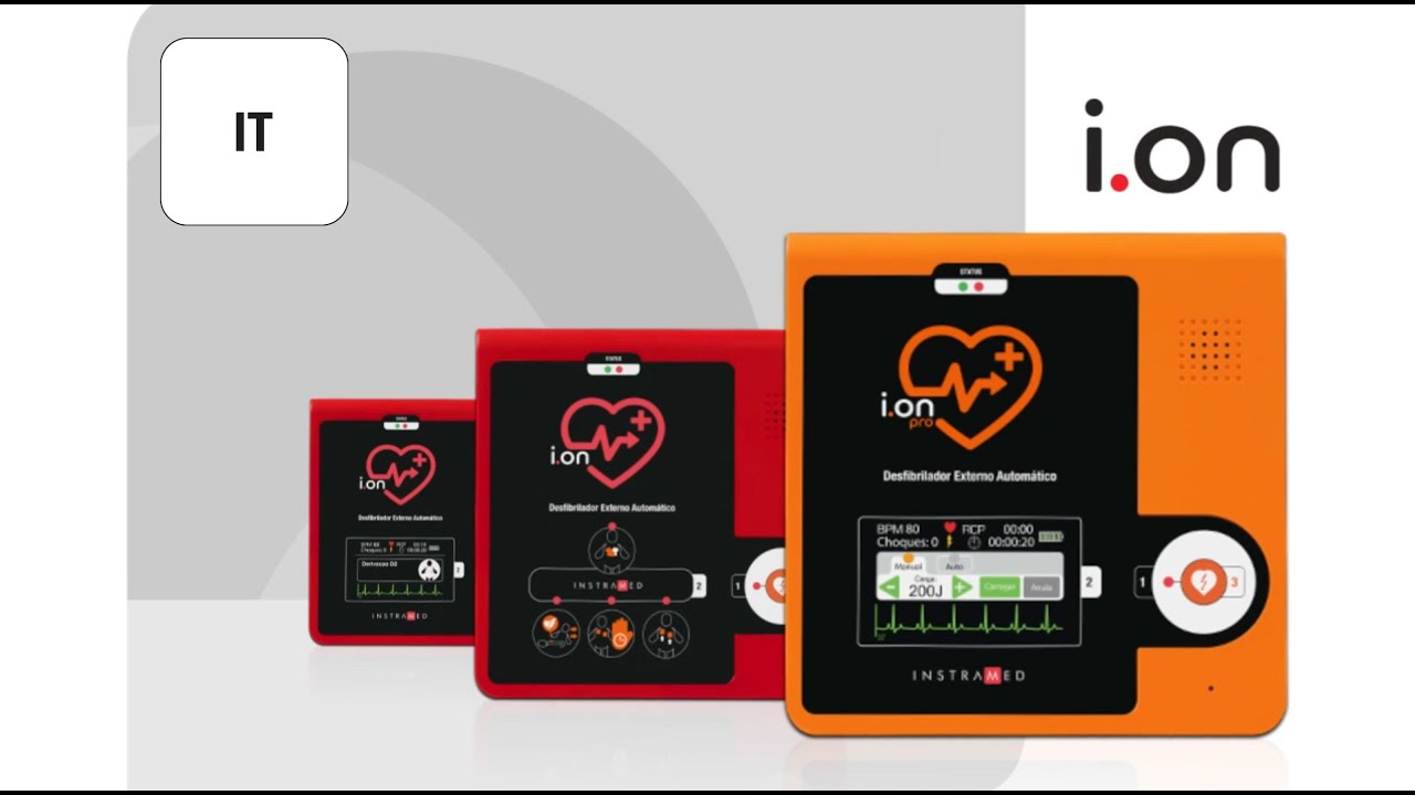 Tutorial la nuova linea di defibrillatori ION di Instramed (ITA)