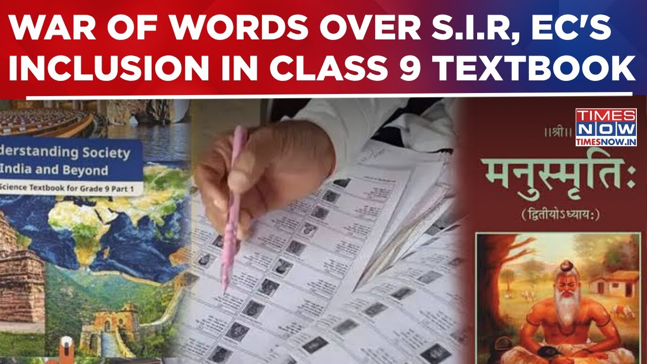 EC, S.I.R In NCERT's Class 9 Textbook: Congress Slams 'Politicised Education', BJP Backs Move| WATCH