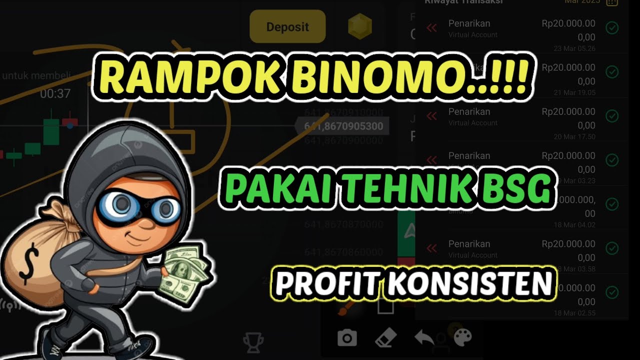 NONTON SAMPAI HABIS‼️BONGKAR BSG‼️TRADING BINOMO