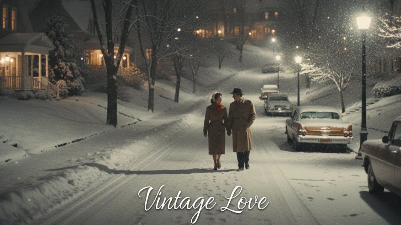 Vintage Love ❄️ Golden Oldies Winter Nights | Sinatra, Elvis, Nat King Cole (50s–70s)
