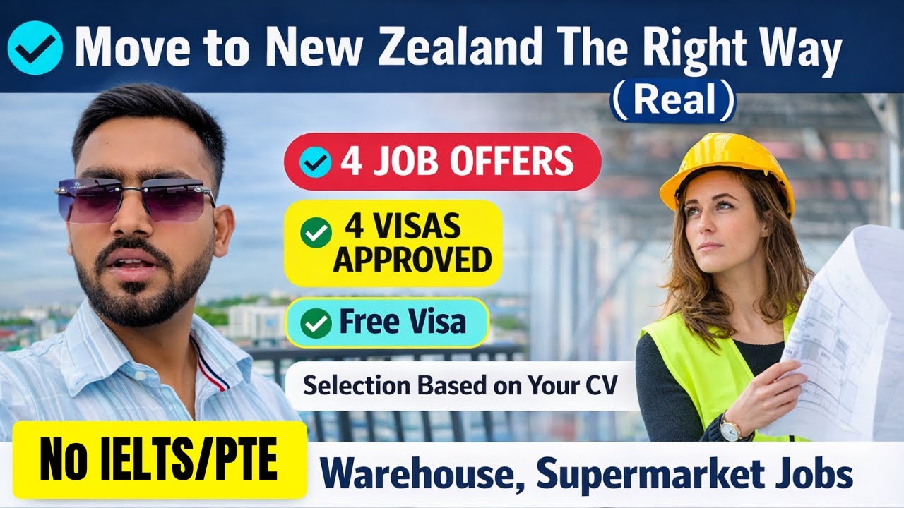 (URGENT HIRING) NEW ZEALAND SEASONAL WORK PERMIT | FREE WORK VISA | JOBS IN WAREHOUSE & SUPERMARKETS