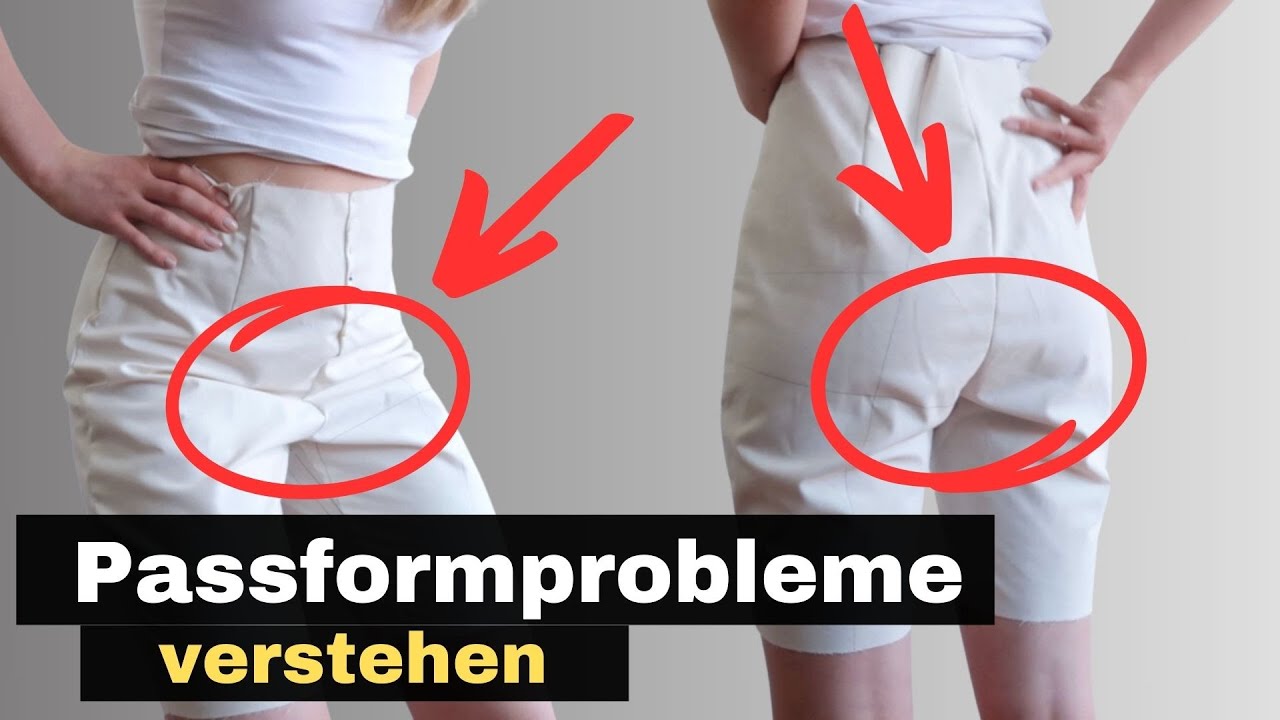 Schrittdurchmesser zu groß in der Grundschnitthose // Die perfekte Maßhose selber machen // Teil 4