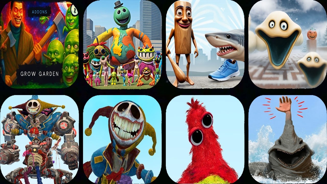 Nextbots In Playground Mod NEW POPPY PLAYTIME 5,PROTOTYPE FAMILY,LIN GANG MELON In Sandbox In Space