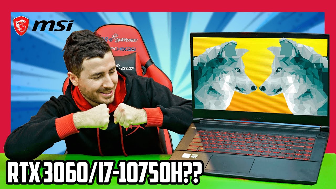 KAFALAR İYİCE KARIŞIYOR?? - BU SEFER MSI RTX 3060 LAPTOP İNCELİYORUM (GF65 Thin 10ue)