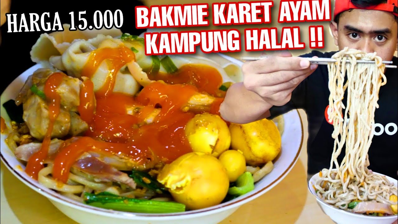 NEMU BAKMIE KARET AYAM KAMPUNG KOMPLIT JUMBO, HARGA MURAH DI DEPOK!!