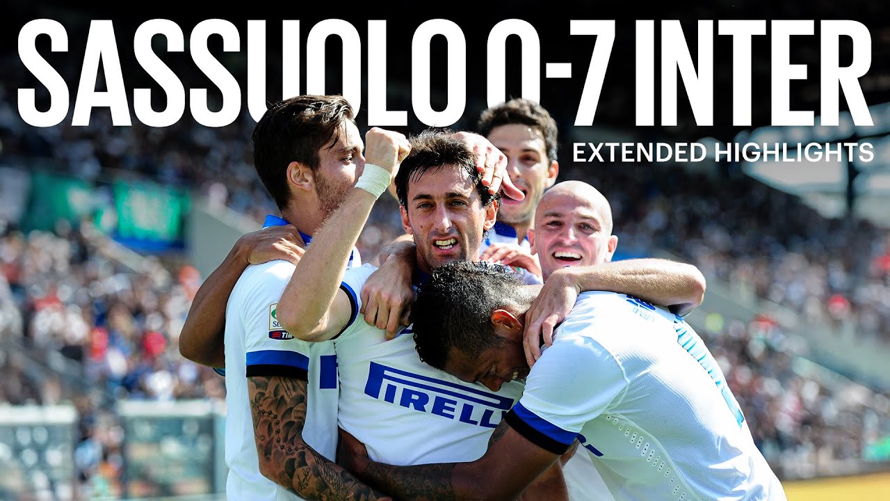 SETTEBELLO NERAZZURRO ⚽️⚽️⚽️⚽️⚽️⚽️⚽️ | SASSUOLO 0 - 7 INTER | EXTENDED HIGHLIGHTS