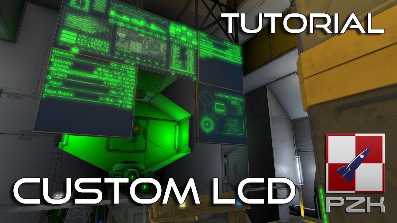 Space Engineers - How to make custom LCD without mods