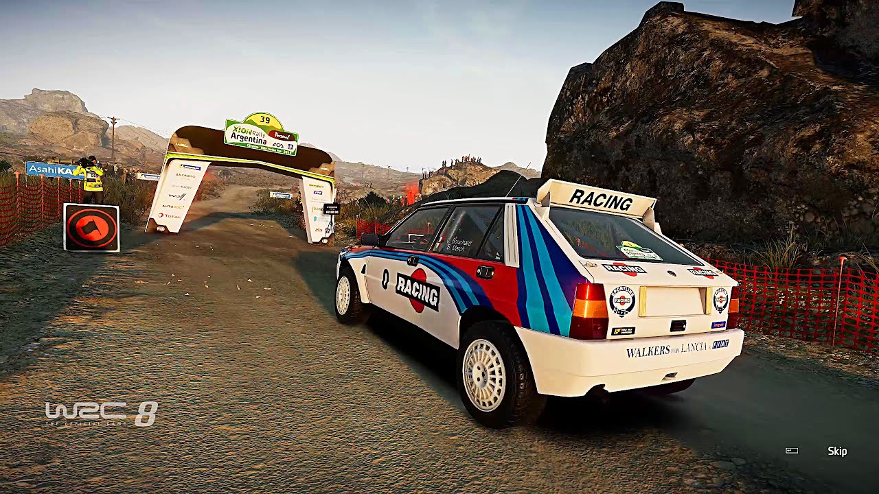 Lancia Delta  - WRC 8 FIA World Rally Championship Argentina Gameplay  (PC 2K HD) [1440p60FPS]