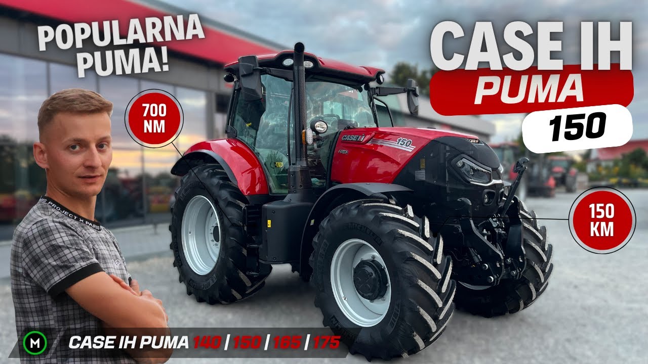 CASE IH PUMA 150 - jeden z najpopularniejszych i uniwersalnych | Prezentacja / test ciągnika