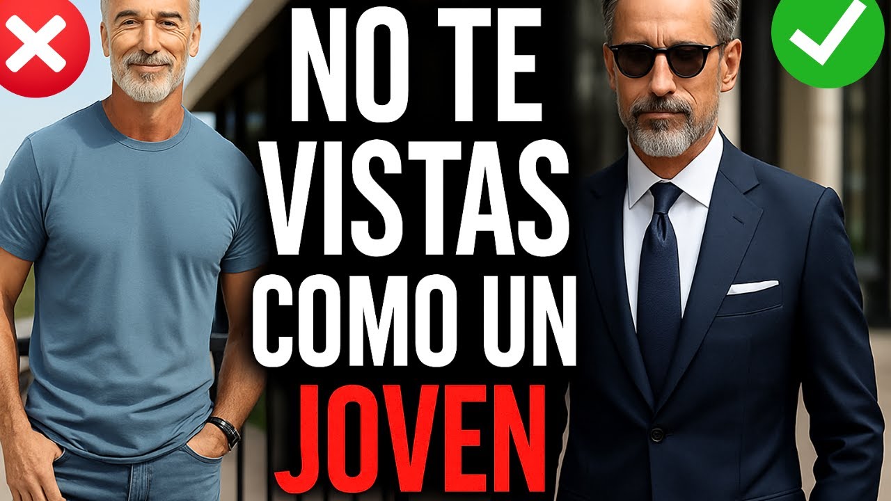 7 Errores de Estilo que Cometen los Hombres Mayores de 45 Años sin Saberlo