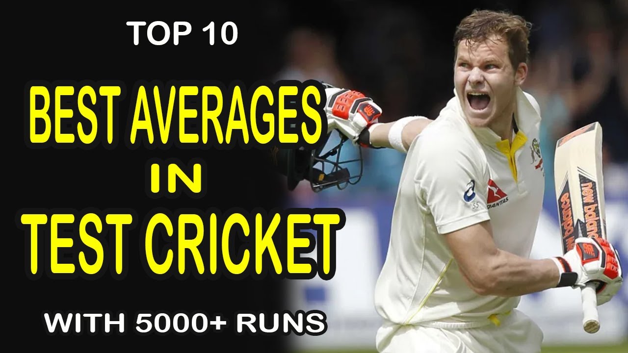 Best Averages in Test Cricket with 5000+ Runs | Who has the Best Average in Test Cricket | Top 10