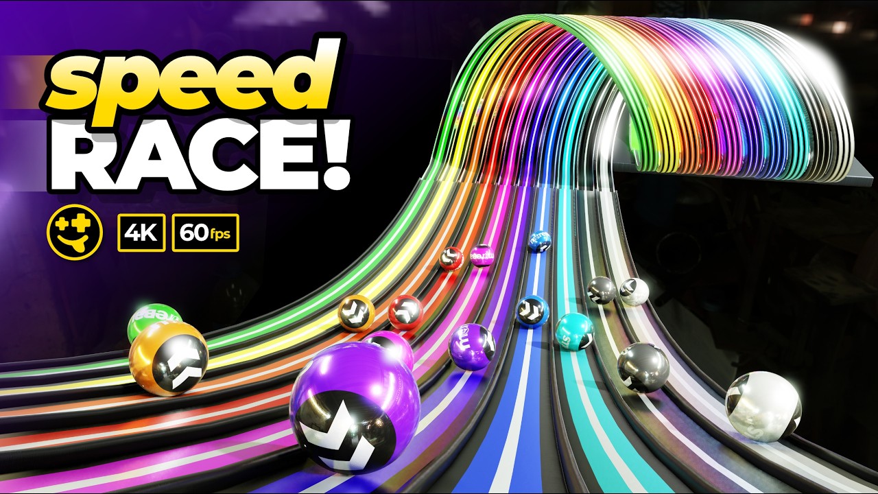 High Speed Marble Race!  | 