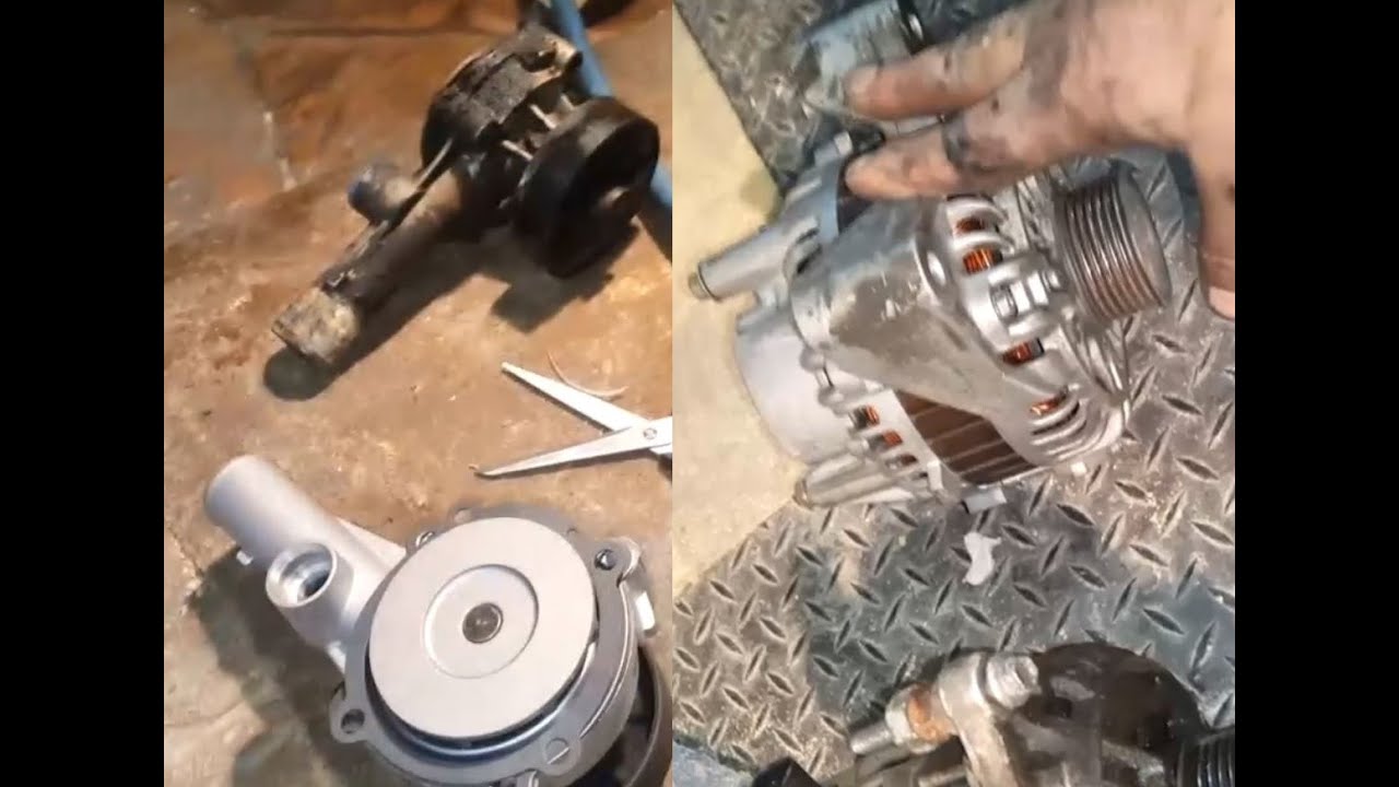 Water Pump Replace + Replace Alternator with OEM [ Ford Falcon AU ]